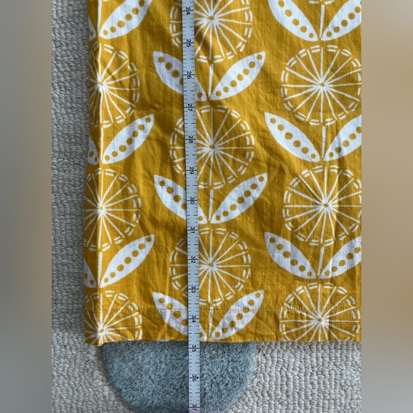 Boden sleeveless dress - Women's Size 6 - floral, geometric, sunflower yellow - Picture 6 of 14